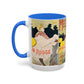 Toulouse-Lautrec, Henri - Moulin Rouge - La Goulue (1891) - Colorful Accent Mugs
