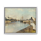 Morisot, Berthe - The Harbor at Lorient (1869) - Matte Canvas, Framed