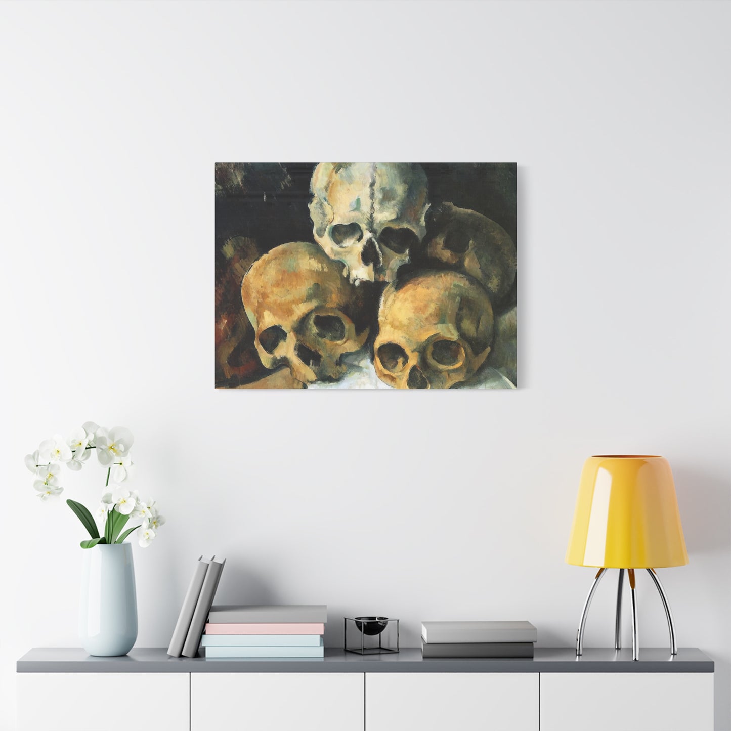 Cézanne, Paul - Pyramid of Skulls (1901) - Canvas Block, unframed