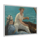 Manet, Édouard - Boating (1874) - Matte Canvas, Framed
