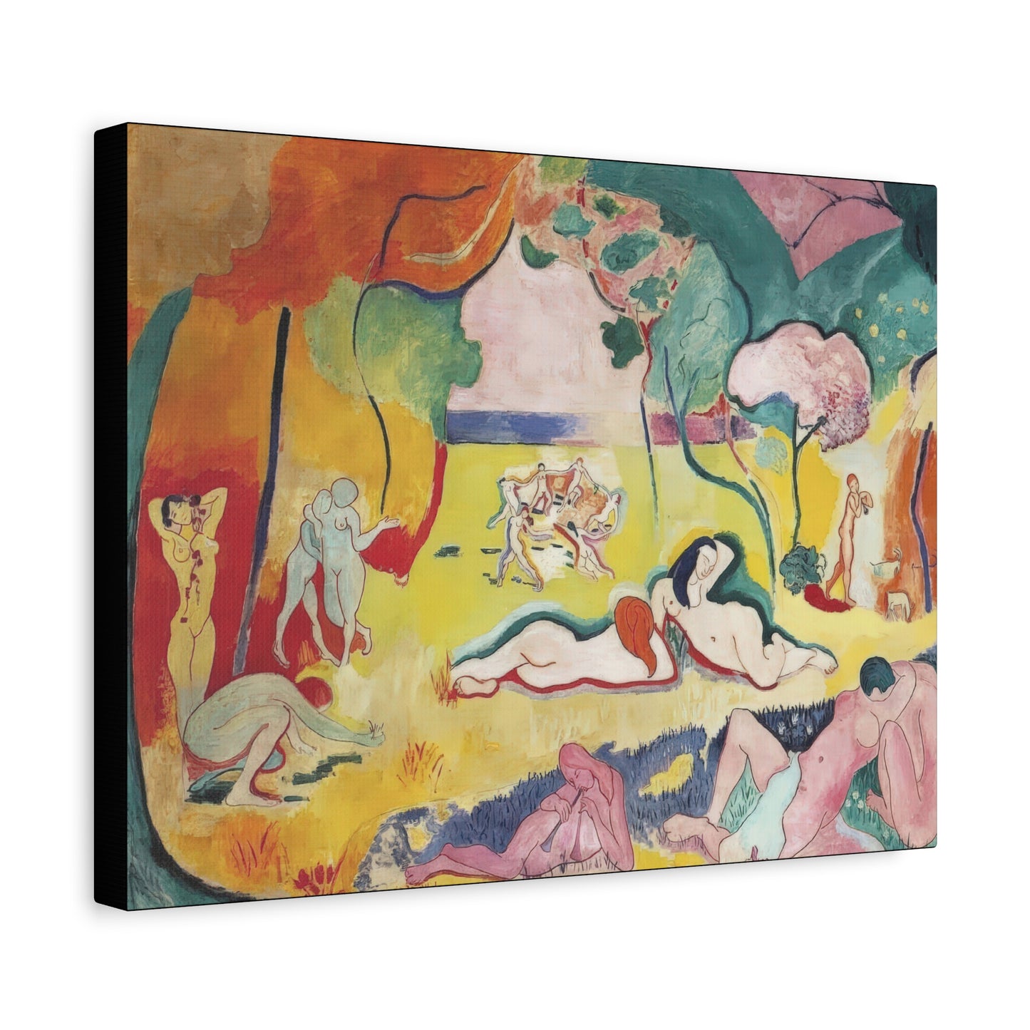 Matisse, Henri - The Joy of Life (1905) - Canvas Block, unframed