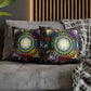 Pacio, Adam - Mystic Jewel Mandala - Suede Square Pillowcase