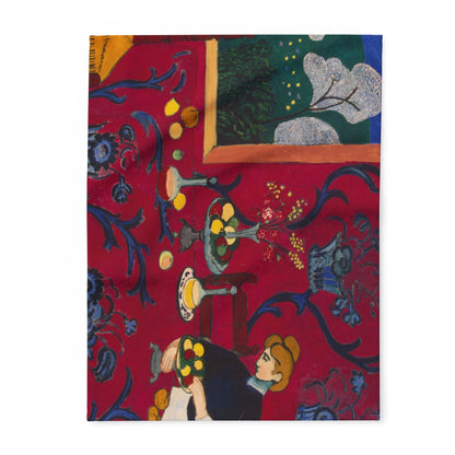 Matisse, Henri - The Dessert Harmony in Red (1908) - Arctic Fleece Blanket