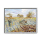 Pissarro, Camille - Hoarfrost (1873) - Matte Canvas, Framed
