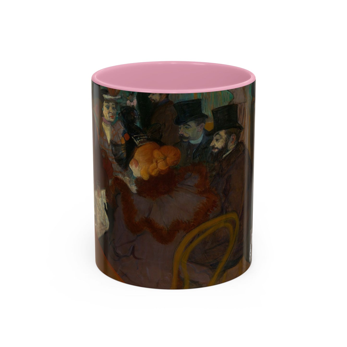 Toulouse-Lautrec, Henri - At the Moulin Rouge (1892) - Colorful Accent Mugs
