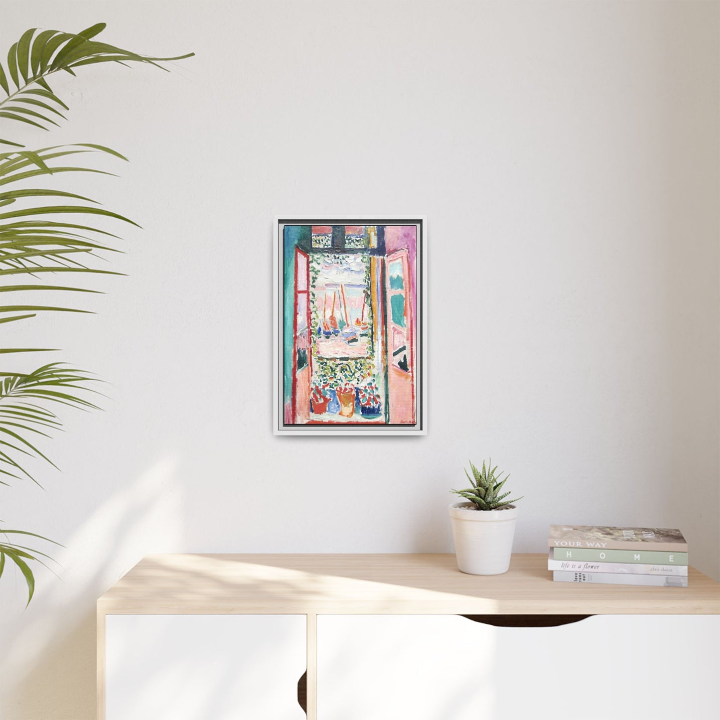 Matisse, Henri - Open Window, Collioure (1905) - Matte Canvas, Framed