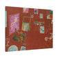 Matisse, Henri - The Red Studio (1911) - Canvas Block, unframed