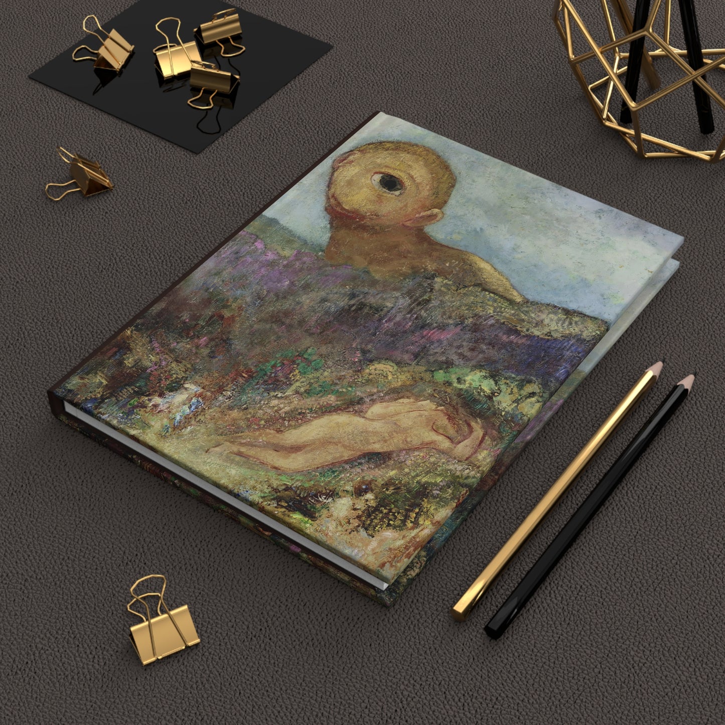 Redon, Odilon - The Cyclops (1914) - Hardcover Journal Matte