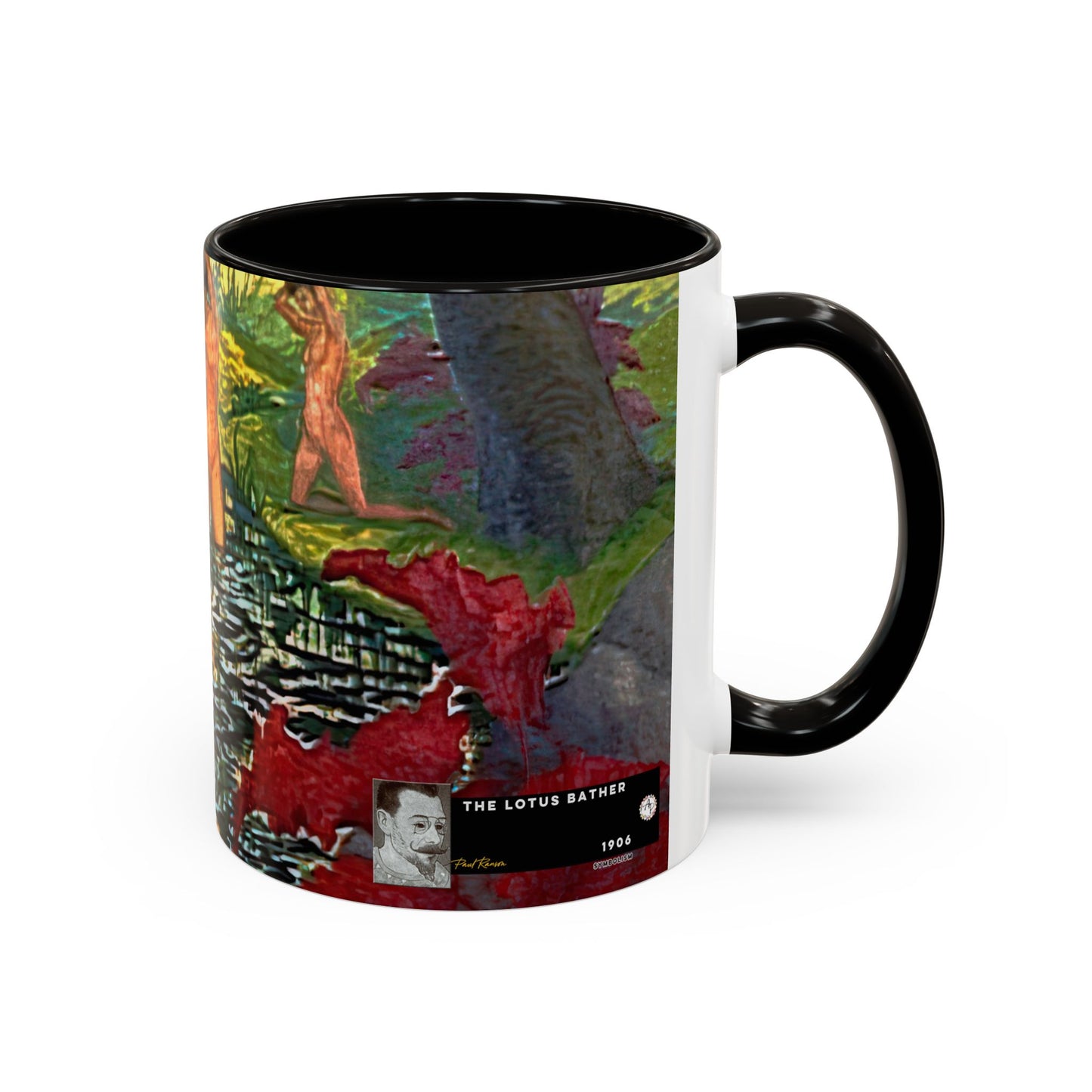 Ranson, Paul - The Lotus Bather (1906) - Colorful Accent Mugs