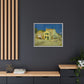 Van Gogh, Vincent - The Yellow House (1888) - Matte Canvas, Framed