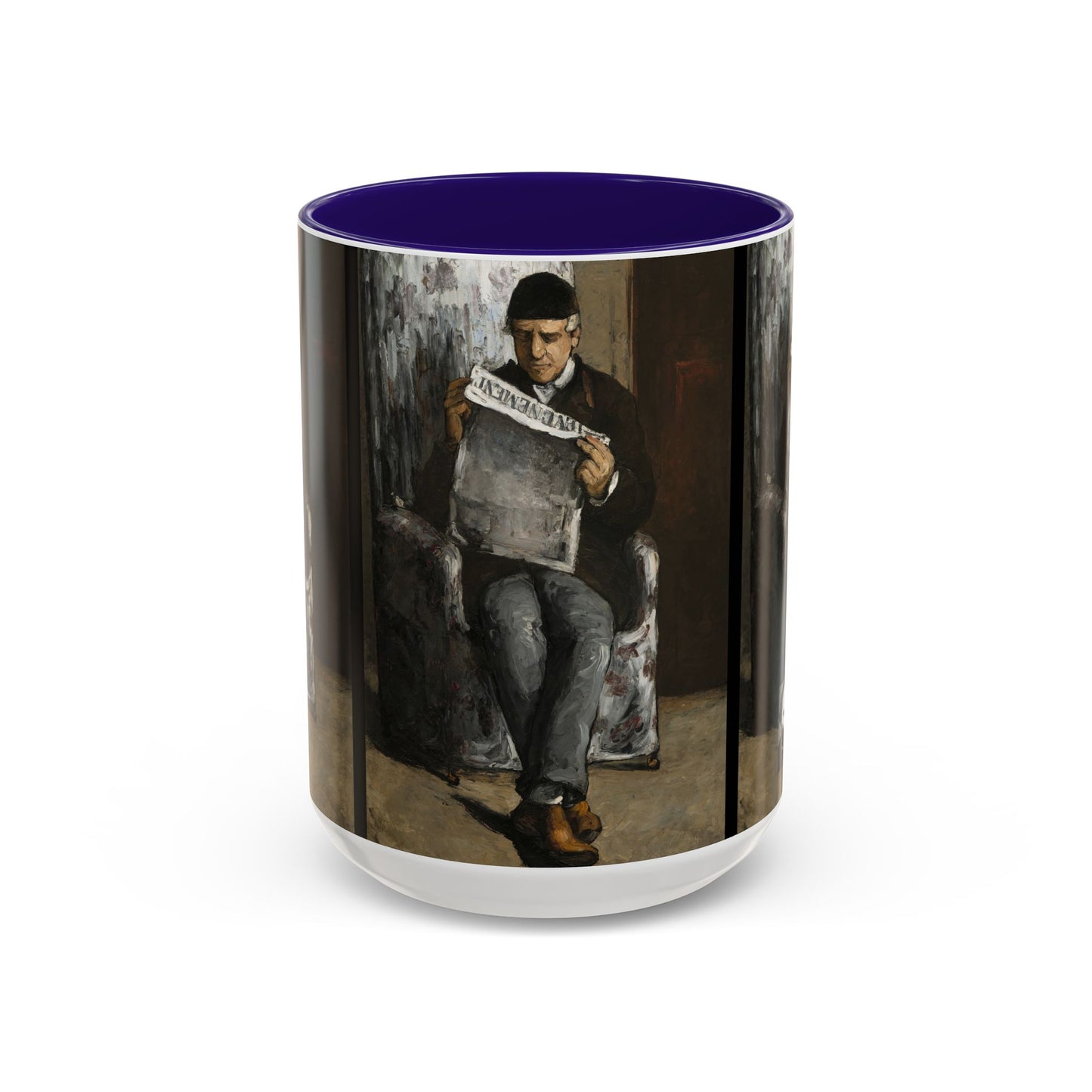 Cézanne, Paul - The Artist’s Father (1866) - Colorful Accent Mugs