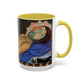 Filiger, Charles - The Recumbent Christ (1895) - Colorful Accent Mugs