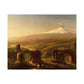 Cole. Thomas - Mount Etna from Taormina (1843) - Satin Posters