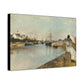 Morisot, Berthe - The Harbor at Lorient (1869) - Canvas Block, unframed
