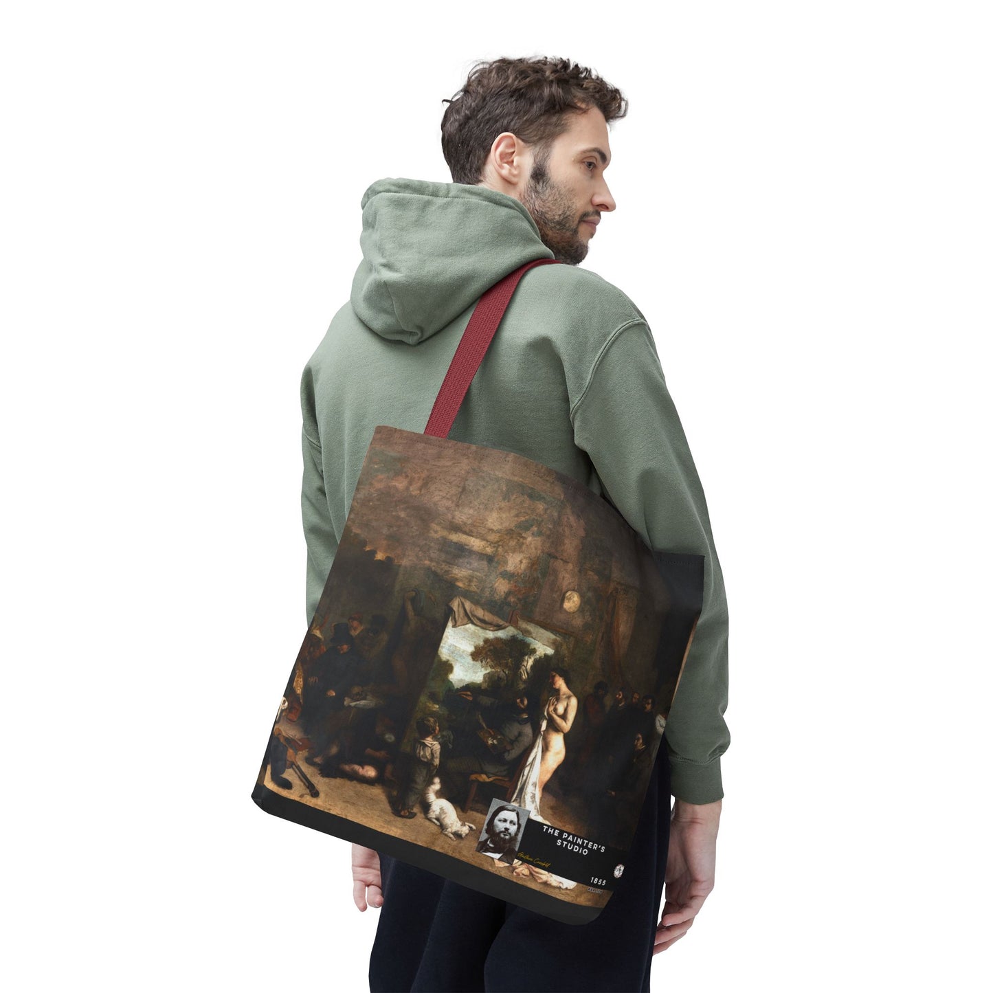Courbet, Gustave - The Painter’s Studio (1855) - Tote Bag