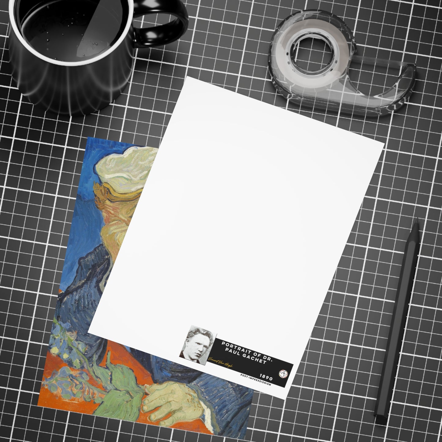 Van Gogh, Vincent - Portrait of Dr. Paul Gachet (1890) - Postcard Bundles with Envelopes Included