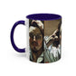 Courbet, Gustave - The Desperate Man (1843) - Colorful Accent Mugs