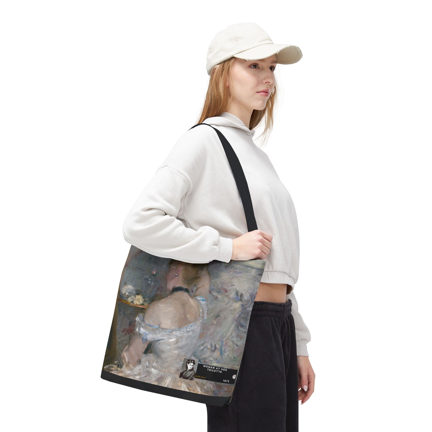 Morisot, Berthe - Woman at Her Toilette (1880) - Tote Bag