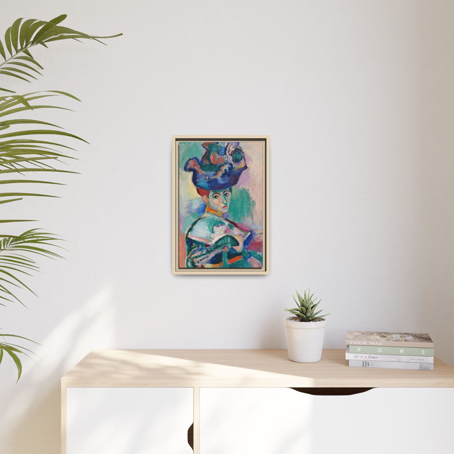 Matisse, Henri - Woman with a Hat (1905) - Matte Canvas, Framed