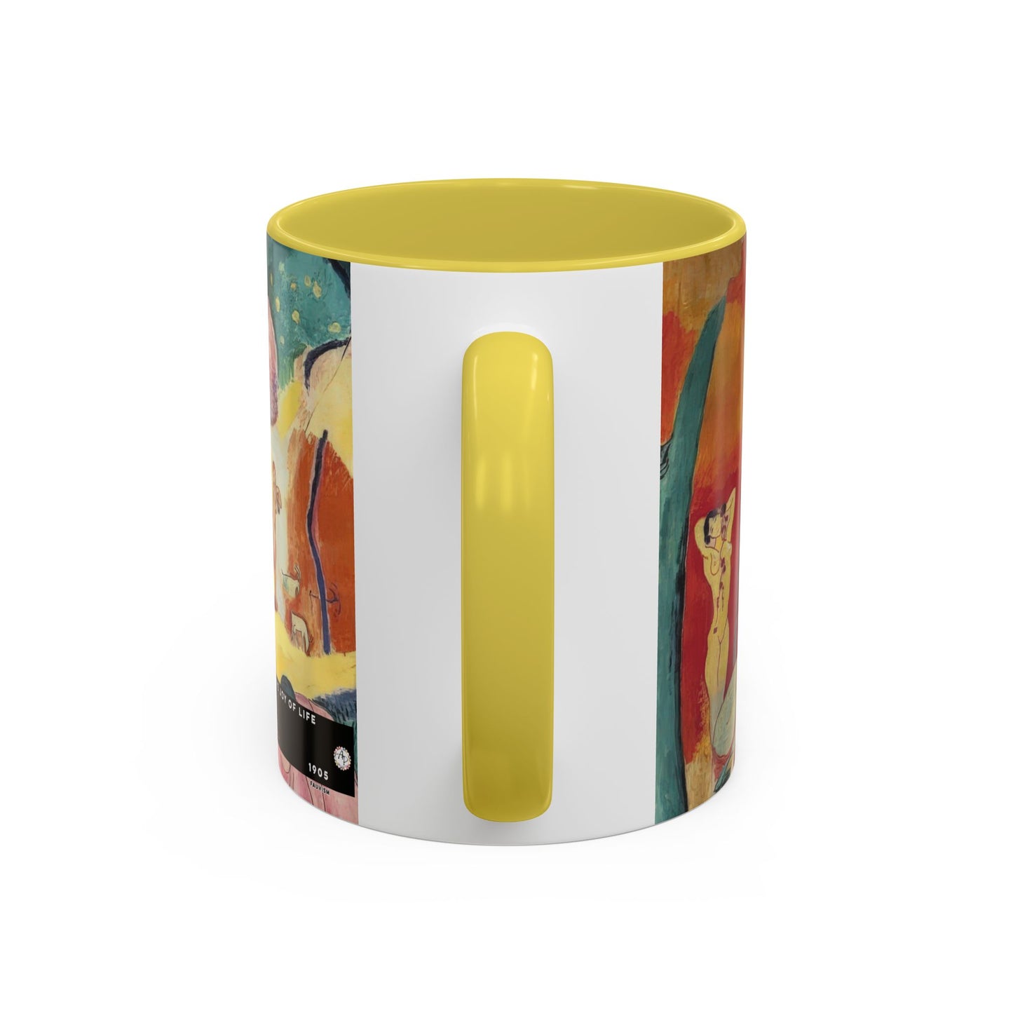 Matisse, Henri - The Joy of Life (1905) - Colorful Accent Mugs