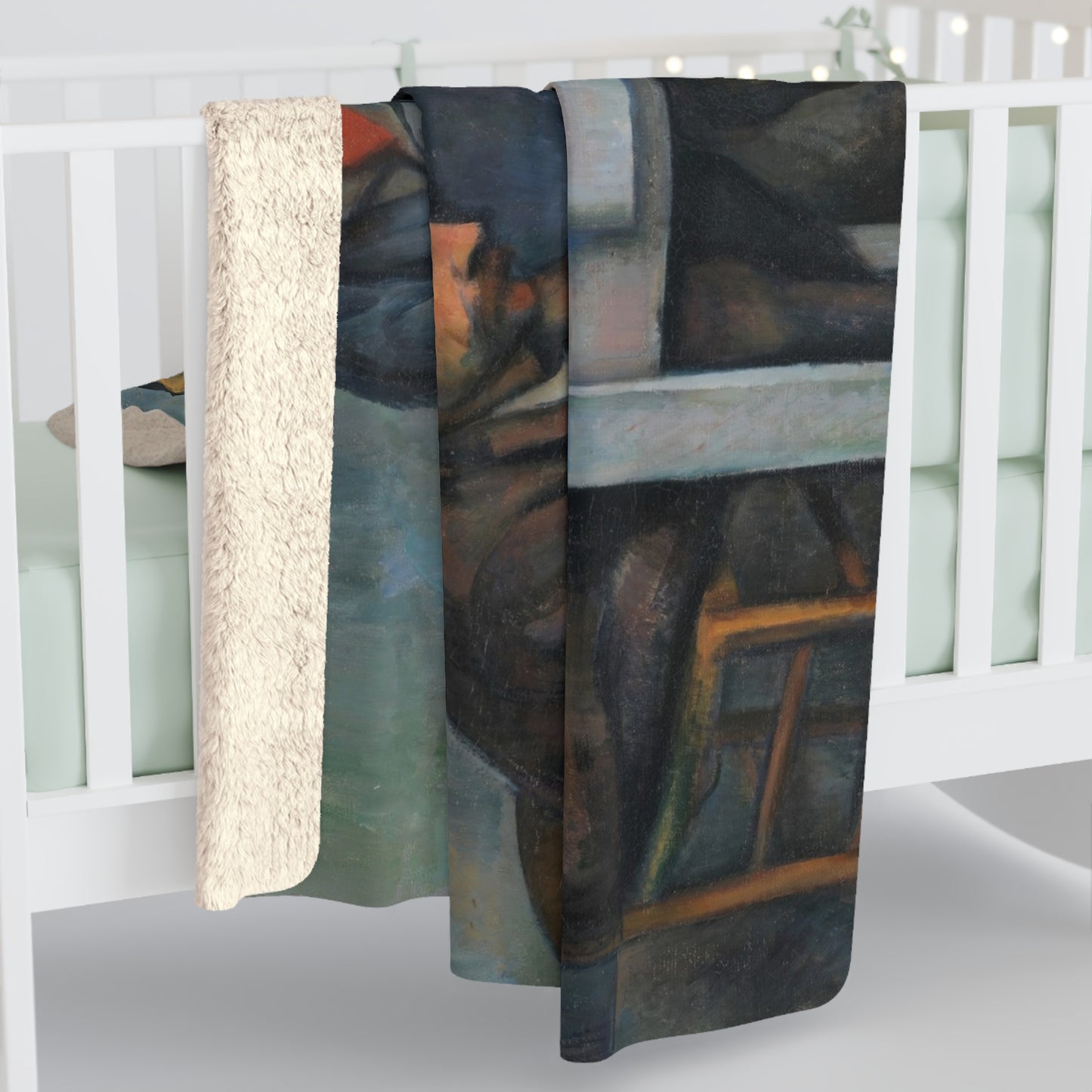 Cézanne, Paul - The Card Players (1892) - Sherpa Fleece Blanket