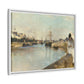 Morisot, Berthe - The Harbor at Lorient (1869) - Matte Canvas, Framed