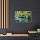 Monet, Claude - La Grenouillere (1869) - Matte Canvas, Framed