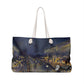Pissarro, Camille - The Boulevard Montmartre At Night (1897) - Weekender Bag