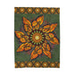 Monarch Butterfly Mandala - Velveteen Plush Blanket