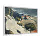 Cézanne, Paul - L’Estaque, Melting Snow (1870) - Matte Canvas, Framed