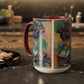 Matisse, Henri - Woman with a Hat (1905) - Colorful Accent Mugs