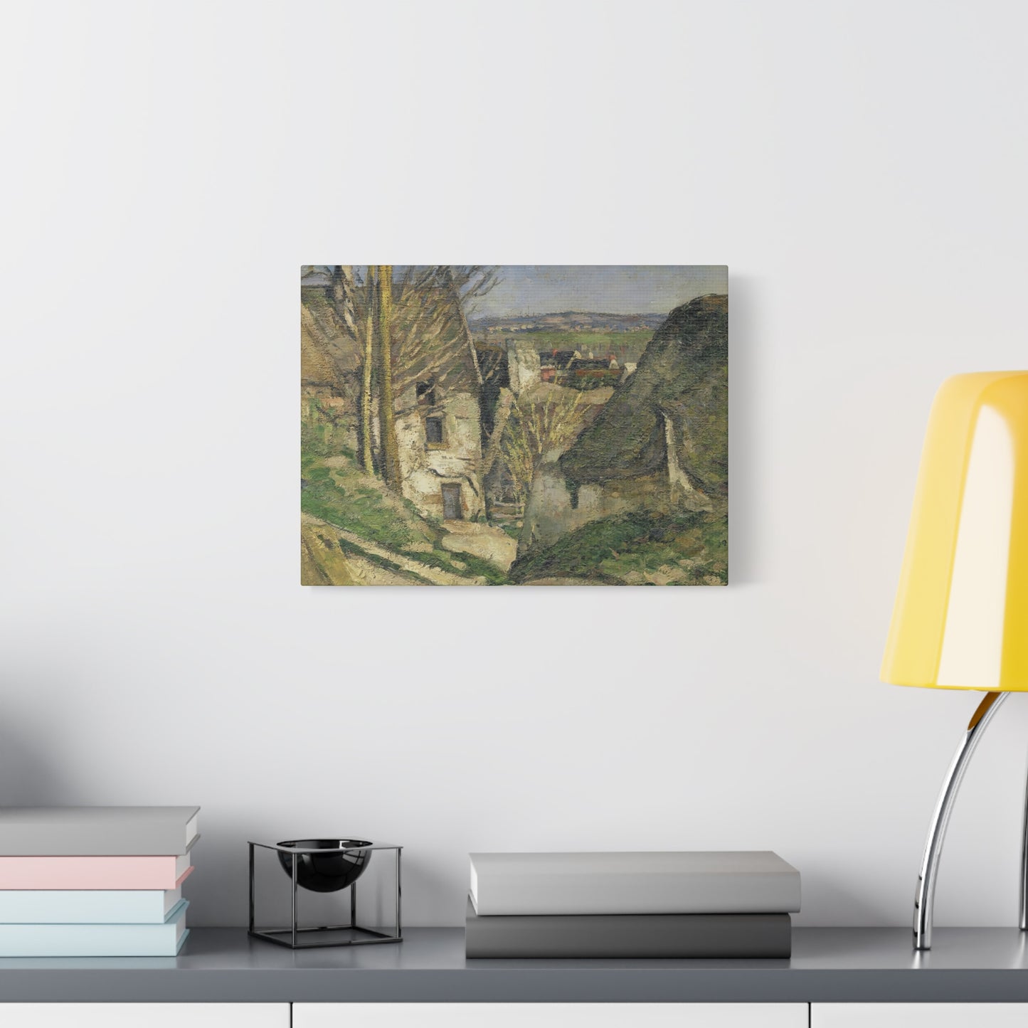 Cézanne, Paul - The House of the Hanged Man (1874) - Canvas Block, unframed