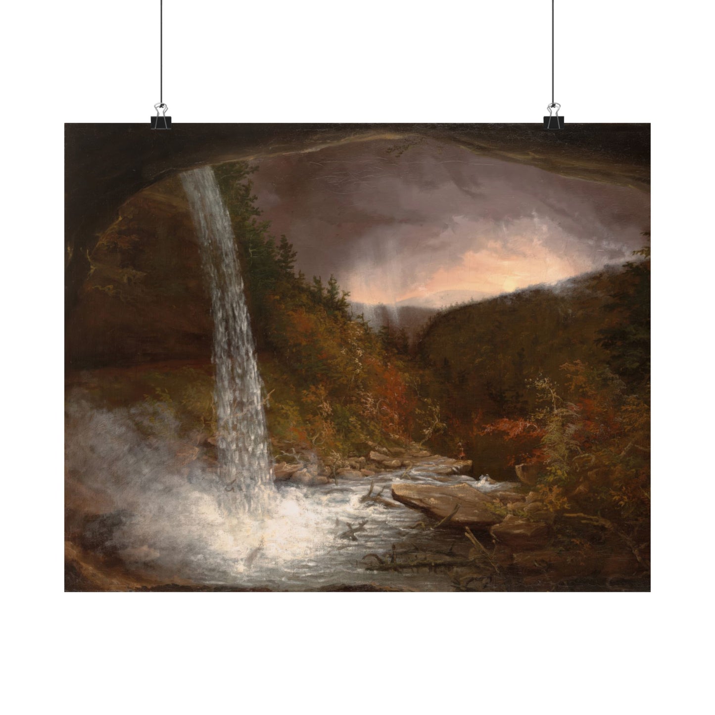 Cole. Thomas - The Falls of the Kaaterskill (1826) - Satin Posters