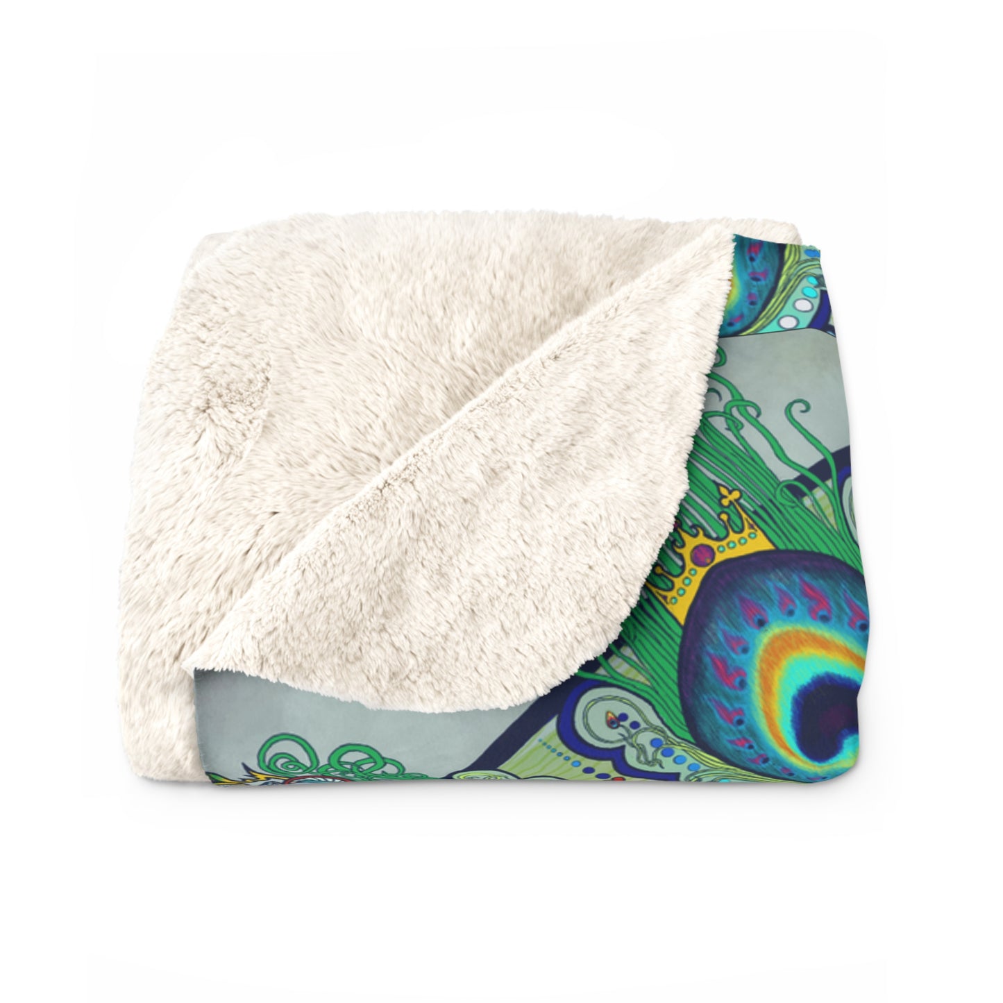 Pacio, Adam - Melek Taus Mandala - Sherpa Fleece Blanket