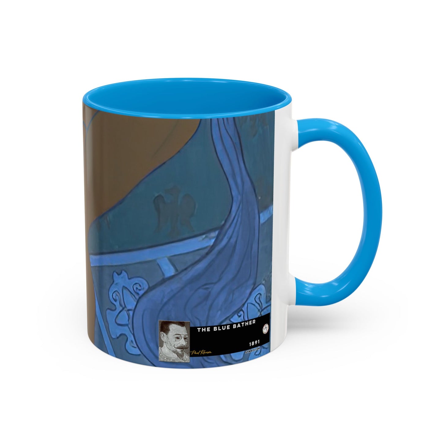 Ranson, Paul - The Blue Bather (1891) - Colorful Accent Mugs