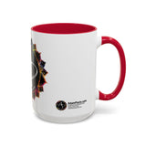 AdamPacio.com - Black Logo - Colorful Accent Mugs
