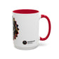 AdamPacio.com - Black Logo - Colorful Accent Mugs