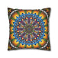 Pacio, Adam - Emerald Arrows Mandala - Suede Square Pillowcase