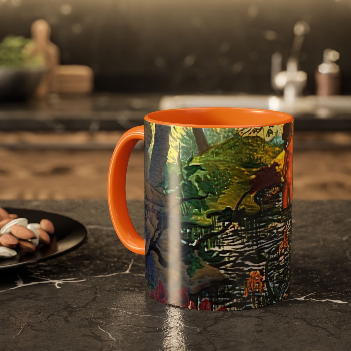 Ranson, Paul - The Lotus Bather (1906) - Colorful Accent Mugs