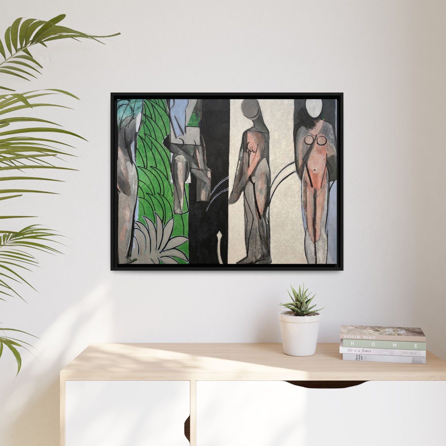 Matisse, Henri - Bathers by a River (1917) - Matte Canvas, Framed
