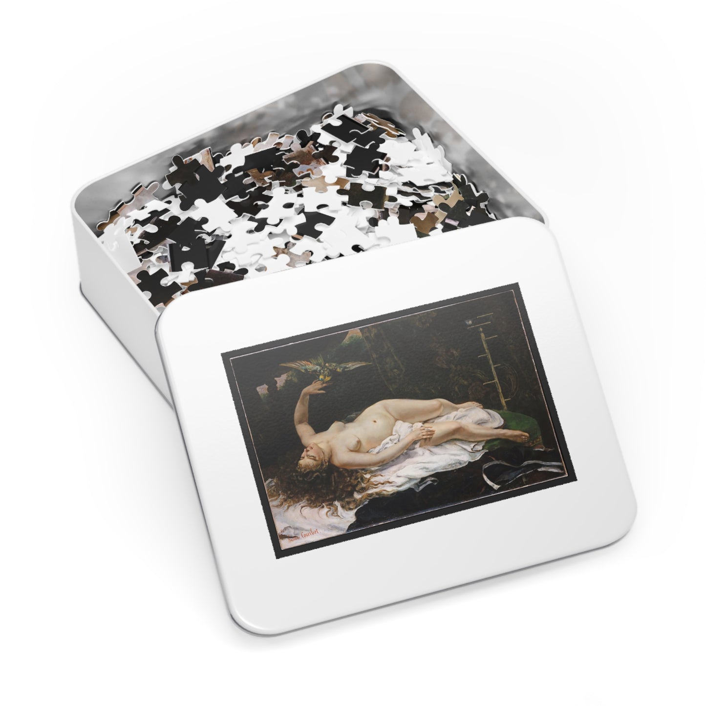 Courbet's "Woman With a Parrot" - 1000pc Jigsaw Puzzle