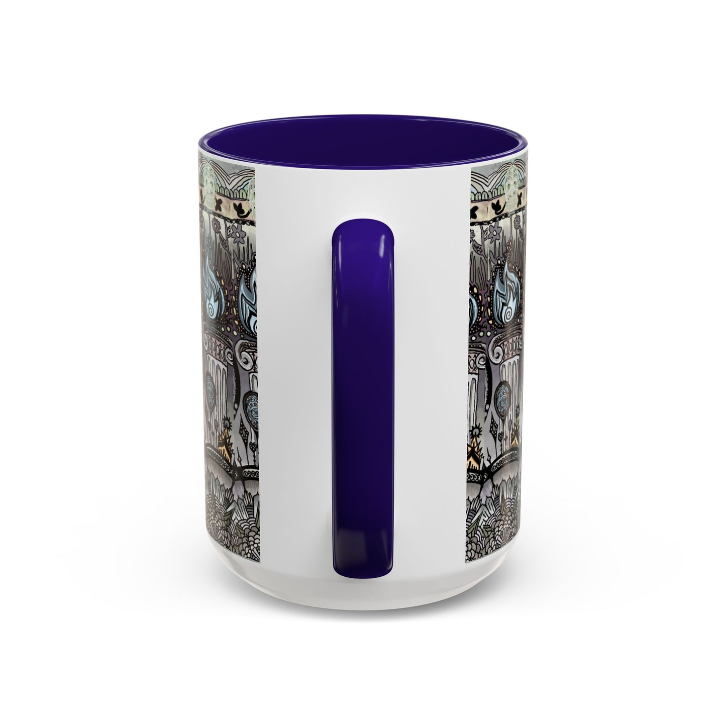 Pacio, Adam - Memento Mori Mandala - Colorful Accent Mugs