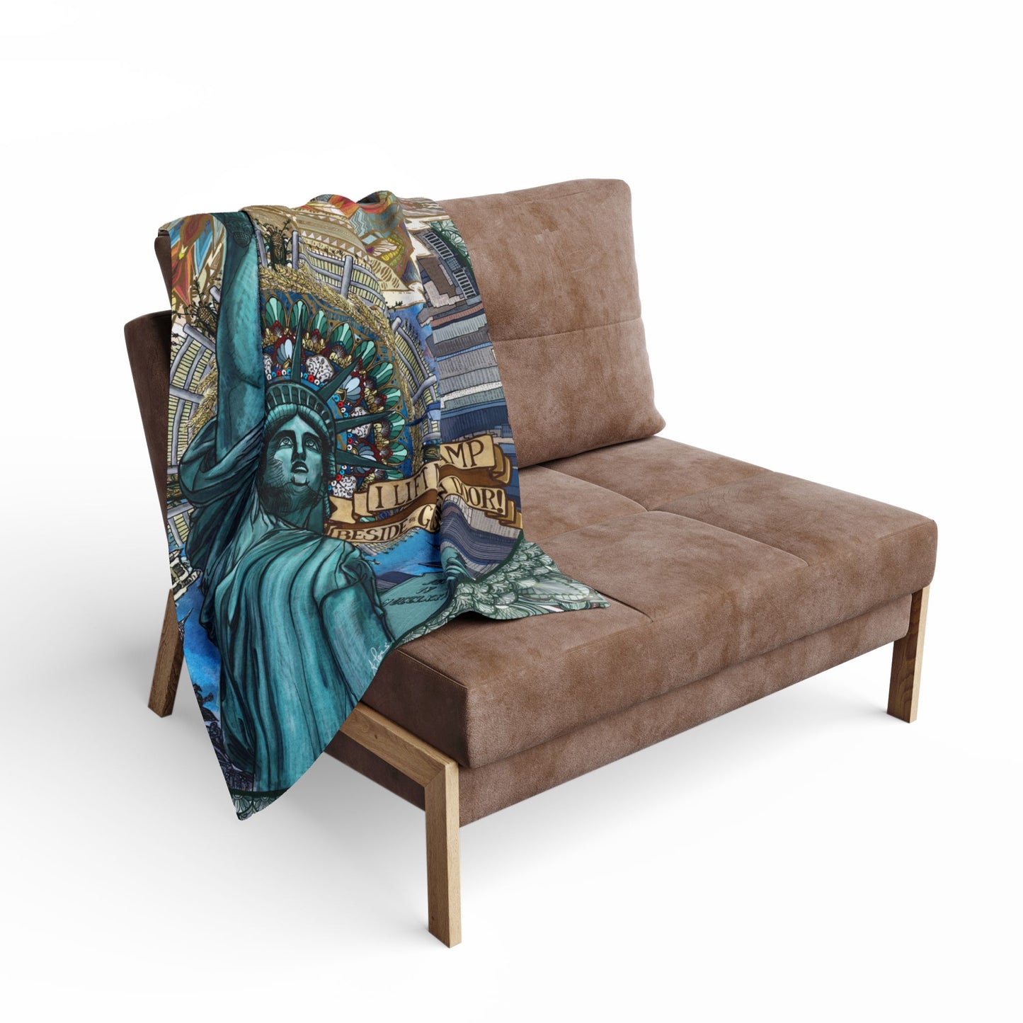 Pacio, Adam - Liberty Mandala - Arctic Fleece Blanket