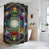 Mystic Jewel Mandala - Shower Curtains