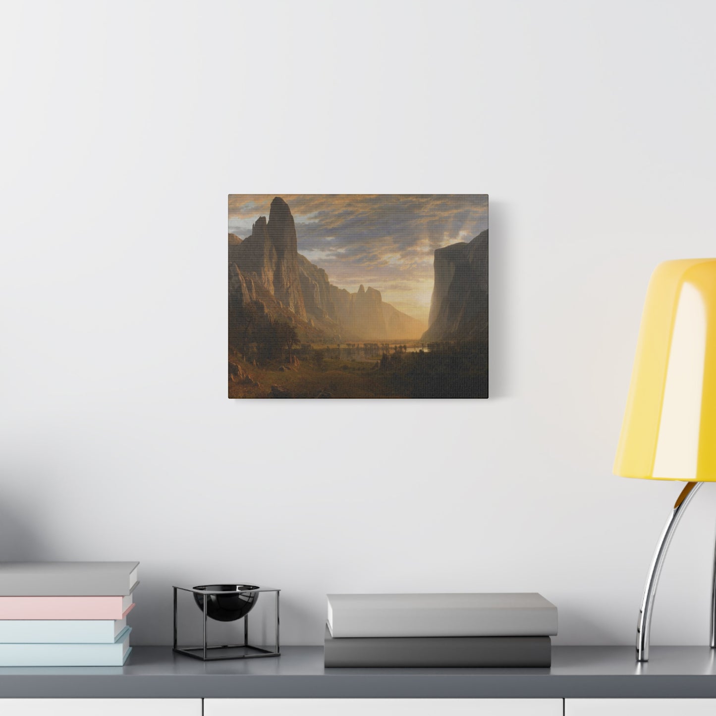 Bierstadt, Albert - Looking Down Yosemite Valley (1865) - Canvas Block, unframed