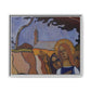 Filiger, Charles - Virgin and Two Angels (1895) - Matte Canvas, Framed