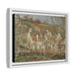 Pissarro, Camille - Red Roofs, Corner of a Village in Winter (1877) - Matte Canvas, Framed