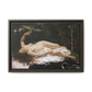 Courbet, Gustave - Woman with a Parrot (1866) - Matte Canvas, Framed