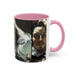 Courbet, Gustave - The Desperate Man (1843) - Colorful Accent Mugs