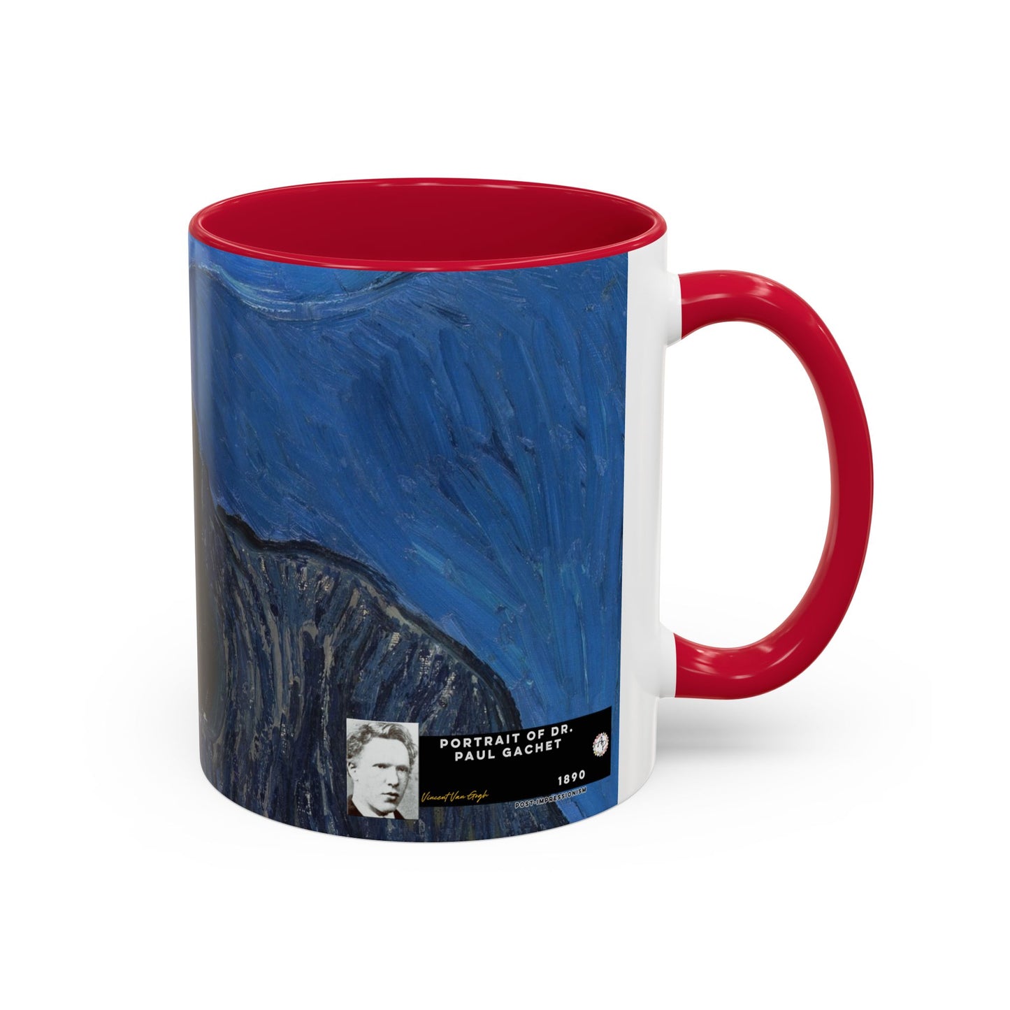 Van Gogh, Vincent - Portrait of Dr. Paul Gachet (1890) - Colorful Accent Mugs